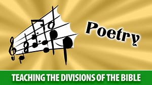 Divisions of the Bible: Poetry | Sunday School Solutions