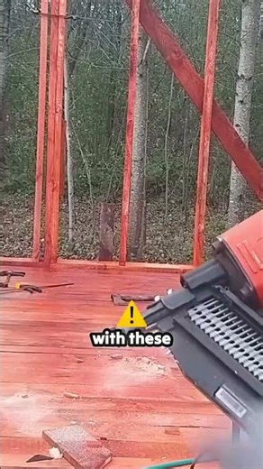 Think safety first! Powerful nail guns can be dangerous if not handled properly!