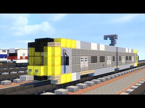 Minecraft LA Metro Kinkisharyo P3010 Light Rail Tutorial
