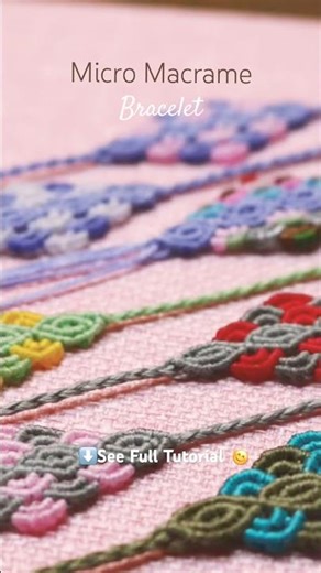 Micro macrame Bracelet #macramebracelets #handmadegifts