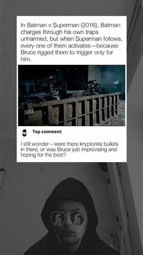 Batman’s Smart Traps in Batman v Superman