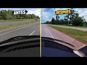 Tutorial: How to IMPROVE GRAPHICS in American Truck Simulator 1.60 | Snowy Moon + Graphic Mod