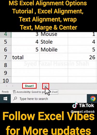 #MsExcel #trending #viral #foryoupage #foryou