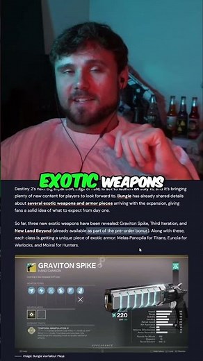 Destiny 2 Exotic Weapon for Edge of Fate?