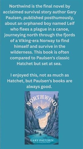 April read #5 - Northwind by Gary Paulsen