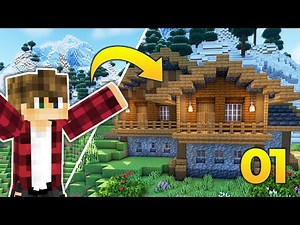 I Had the BEST Start and Survived 100 Days in Minecraft