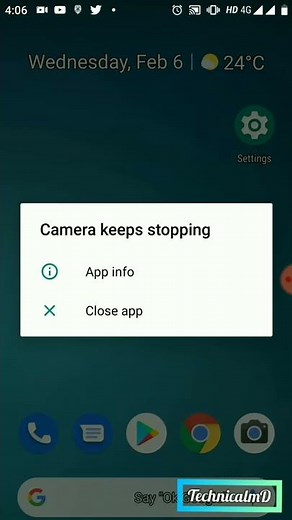 Camera has stopped working, solve this problem| unfortunately camera has stopped.