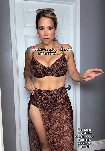 Cheetah Print Bikini Set for Flattering Beach Looks