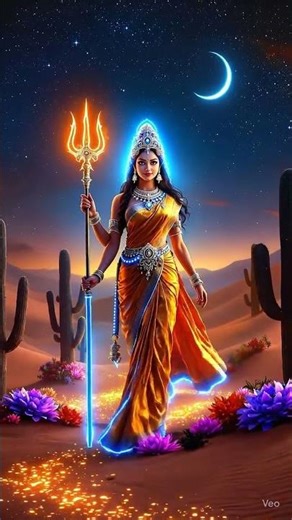 🌙 Divine Goddess Durga Cinematic Shorts | Navratri 2025 | Spiritual Energy ✨