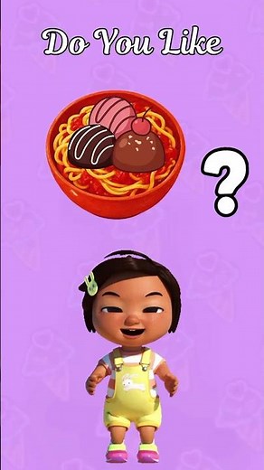 Do You Like Candy Spaghetti? 😲 Funny Food Songs For Kids #doyoulike #toddlers #kids #funnyfood