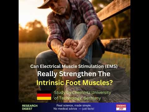 Can Electrical Stimulation Really Strengthen The Tiny Muscles Inside Your Foot? | Study by Chemn...