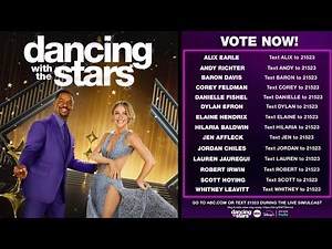 DWTS VOTE: Dancing with the Stars 2025 Voting Number List | Season 34