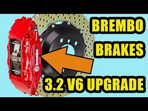Audi TT mk1 3.2 V6 Brembo brake upgrade - performance brake conversion