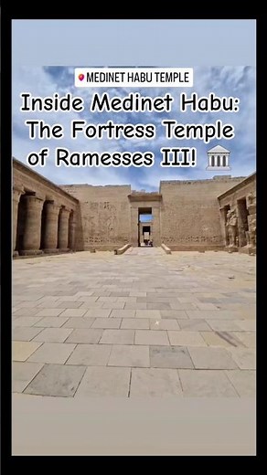 Inside Medinet Habu: The Fortress Temple of Ramesses III! 🏛️✨