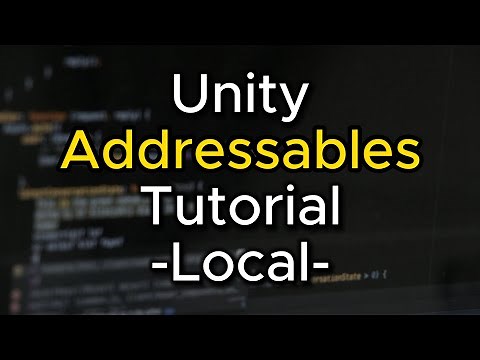 유니티 어드레서블 사용 방법 (로컬)