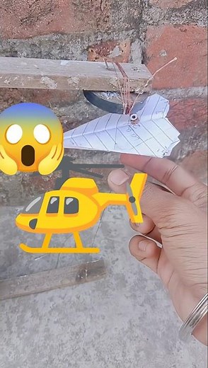 😨🙊magnetic energy air plane project | light wali patang | paper plane light wali patang