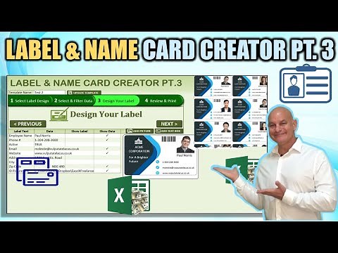 Learn How To Create & Save Any Label & ID Card Into A Template [Label Creator Part 3]