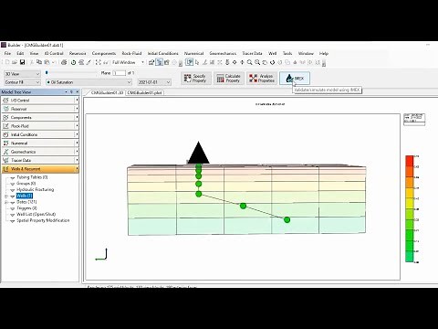 CMG Tutorial 13: Simple Reservoir Modeling & Simulation, Part-9: Well Trajectory