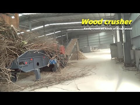 Turning Branches and Scrap Wood into Treasure:Real Footage of Multi-functional Wood Shredder