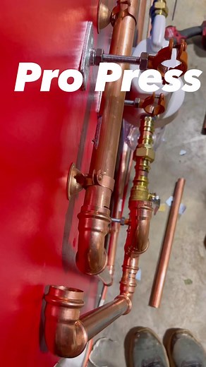 45K views · 391 reactions | Pro Press is so easy! Makes copper much safer and faster to work with! #tools #diy #work #plumbing #hardwork #tipsandtricks #realestate #satisfying | WINNI | Facebook