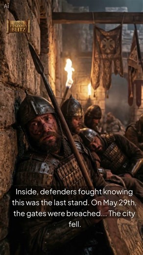 How Giant Cannons Ended the Roman Empire #ottoman #medieval #shorts