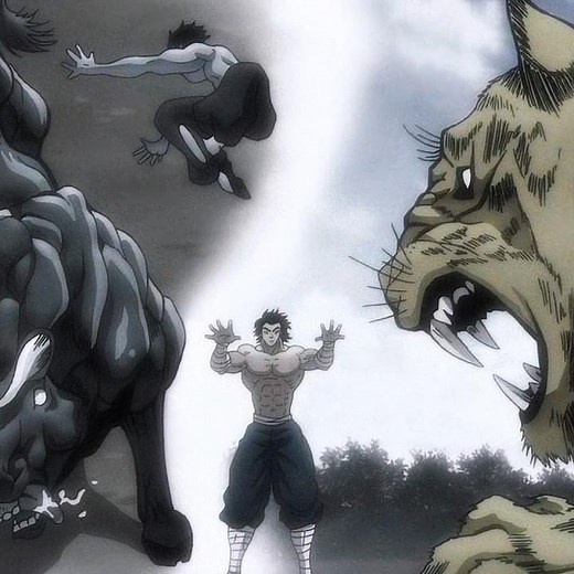 Baki’s First Counter Punch 💥😳 | Yujiro Finally Reacts | #shorts