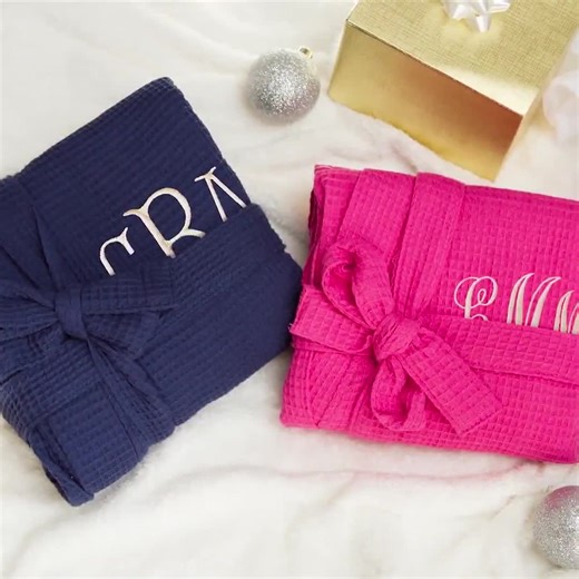 Personalized Waffle Robe: Custom Embroidered Spa Gift - Etsy Australia