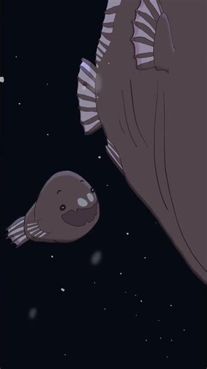 Deep-sea Anglerfish 💡🐟 #animation #original #cartoon