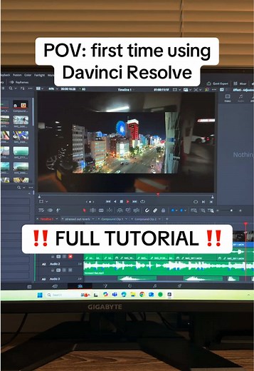 Davinci Resolve: Tutorial for Cinematic Edits