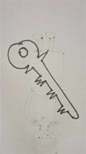 key 🗝️ #drawing #art #satisfying #trending #viral #easydrawing #key #shorts #yiutubeshort #colour