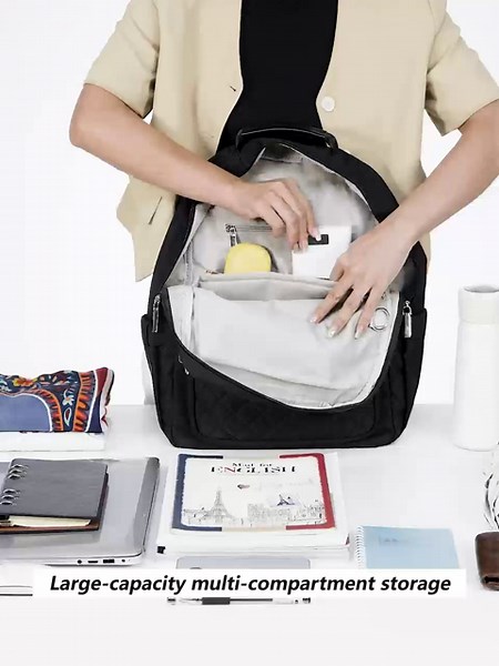 Shaelyka Laptop Backpack for 15.6 inches Laptop, Water-resistant, Large Capacity Backpack for College