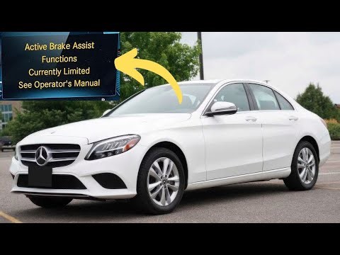 “Active brake assist functions currently limited” warning in Mercedes