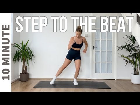 10 Minute 'Step To The Beat' HIIT Workout - Low Impact hiit / all standing