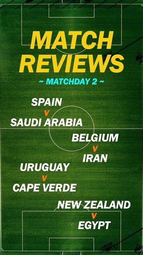 Match Reviews World Cup 2026 - 22/06