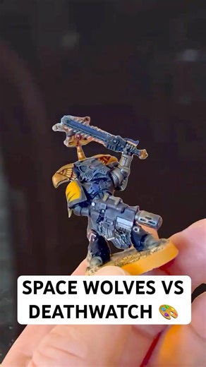 SPACE WOLVES PAINTED AS DEATHWATCH - WHO DID THIS?! 😱