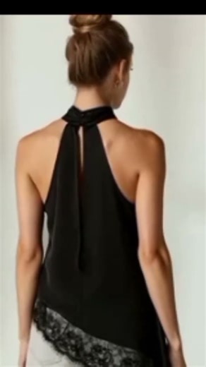 Milumia Y2K Halter Top Review | Lace Sleeveless Asymmetrical Going Out Tank for Women 2025