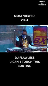 MOST VIEWED VIDEOS BY @bestdjvideos 💿 1st place: DJ FLAWLESS U CAN’T TOUCH THIS ROUTINE (3.8 million views) #DJFlawless #CantTouchThis #Turntablism #ScratchDJ #HipHopDJ #DJLife #BeatJuggling #DJPerformance #MCHammer #TurntableMasters #VinylDJ #ClassicHipHop #DJSet #TurntableArt #LiveDJ #PartyDJ #TurntableSkills #HipHopCulture #DJCommunity #ScratchBattle #DJingWithVinyl #OldSchoolDJ #DJFlawlessBeats #TurntableGroove #DJRemix | Best DJ Videos