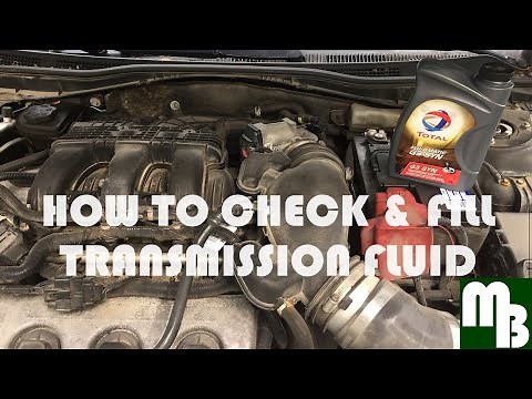 How to check , fill and top up transmission fluid quick and easy!