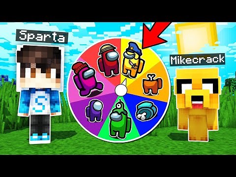 ¡LA RULETA de AMONG US en MINECRAFT! 🎯🔫 LOS COMPAS EN AMONG US - IMPOSTOR NOOB vs IMPOSTOR PRO 🔪