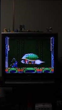 Megaman 7: Gamerizer Boss Battle on CRT (Super Nintendo) #retrogaming #crt #megaman