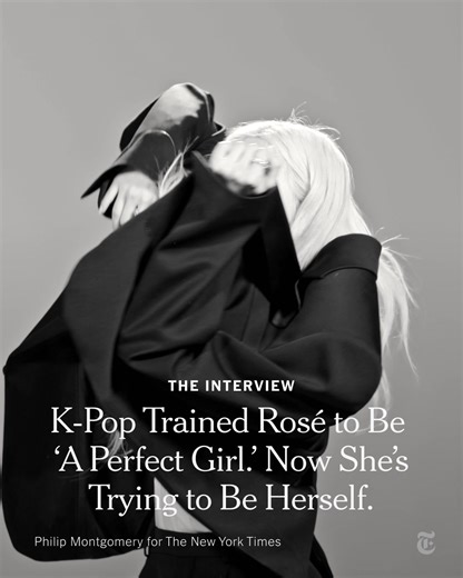 140K views · 484 reactions | “I felt a little lost and like I was never good enough.” Rosé found global fame as part of the K-pop group Blackpink. But it was a lonely world, she said. Now, she’s releasing a solo project and grappling with being open and vulnerable. Read or listen to more on The Interview. https://nyti.ms/3V6l2zz | The New York Times | Facebook