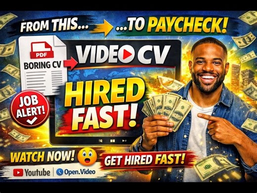 From PDF to Paycheck: How My Video CV Changed Everything!
