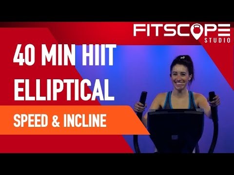 40 Min Elliptical HIIT 🔥 2000s Pop Playlists Speed & Incline Resistance Interval Workout