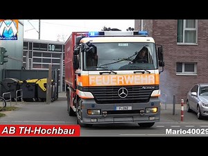[4 Einsätze gleichzeitig] WLF-Kran AB TH-Hochbau BF Frankfurt FRW 4