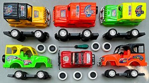 68K views · 1K reactions | kid's Toys Fixing Detached Toy Vehicle Parts Assemble Different Colored Car By Hand | Toy Car Videos | Facebook
