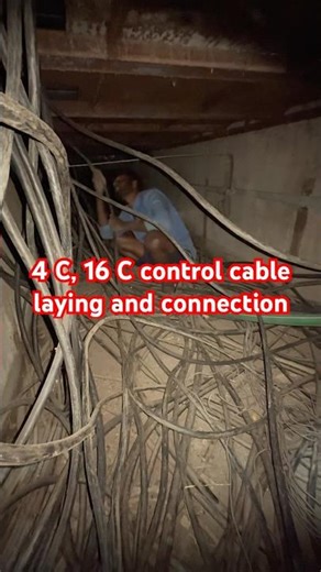 Control Cable laying and wiring