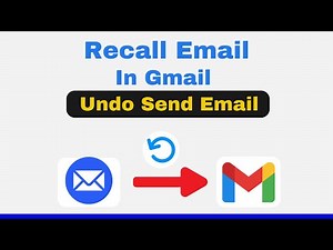 How To Undo an Email in Gmail | Recall Email in Gmail