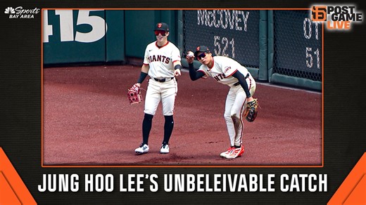 Breaking down Jung Hoo Lee’s unbelievable catch in Giants’ 7-1 win against Rays | NBC Sports Bay Area / California