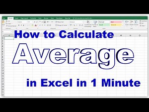 How to Calculate Average in Excel | How to Find Average in Excel | Calculate Average in Excel
