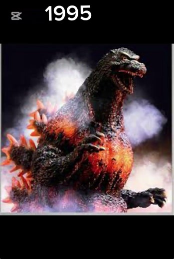 Evolution of Godzilla 1947 to 2007